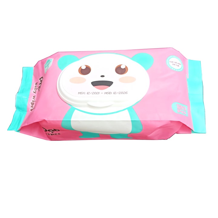 Thùng 32 gói khăn ướt Phú Đạt hình gấu gói 120 tờ