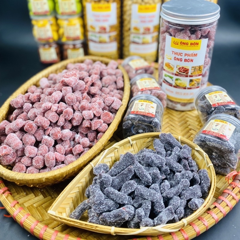 Kẹo Dâu Tây Mix Kẹo Dâu Tằm Loại 1 - Chua, Ngọt, Dẻo, Thơm