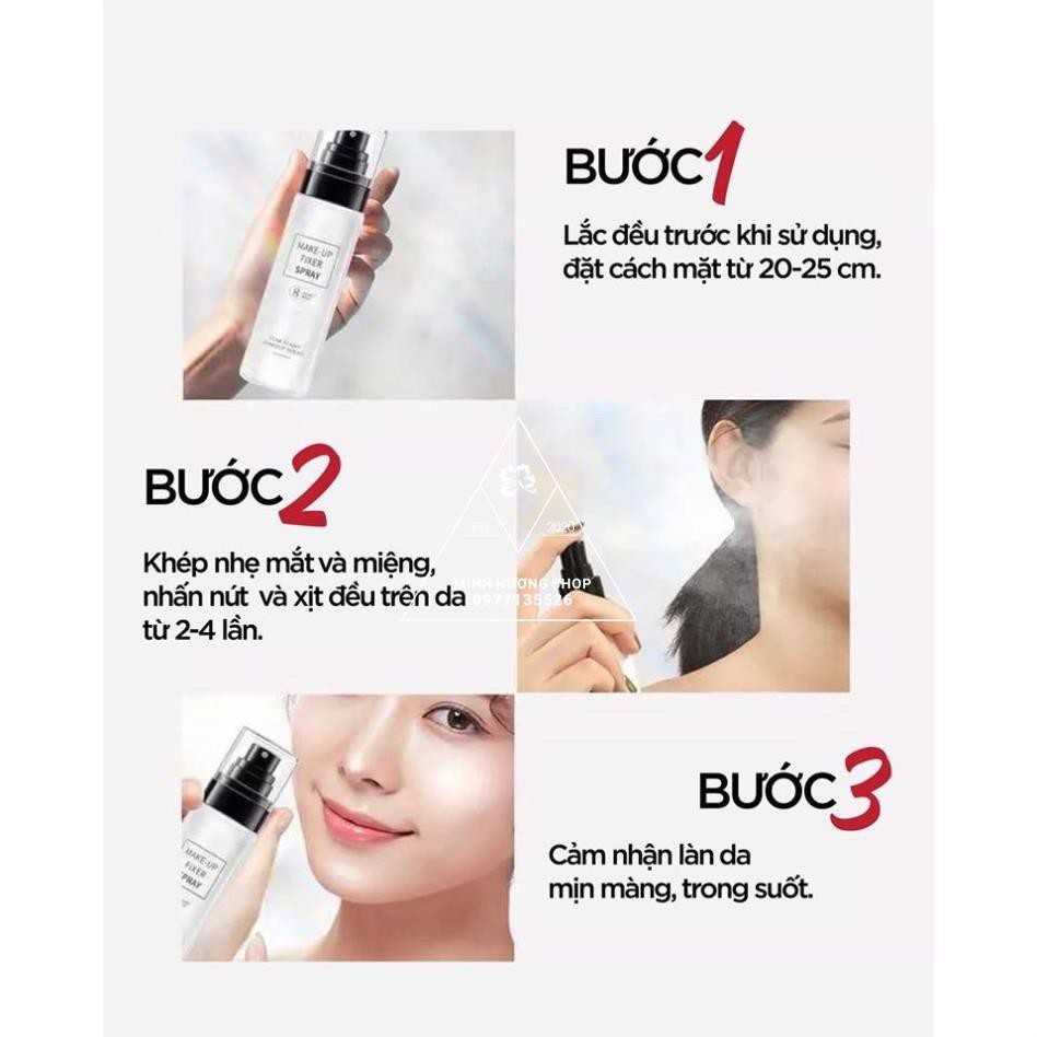 Xịt khoá nền Make-Up Fixer Spray  giữ lớp trang điểm , kiểm soát dầu , không gây bết dính | BigBuy360 - bigbuy360.vn