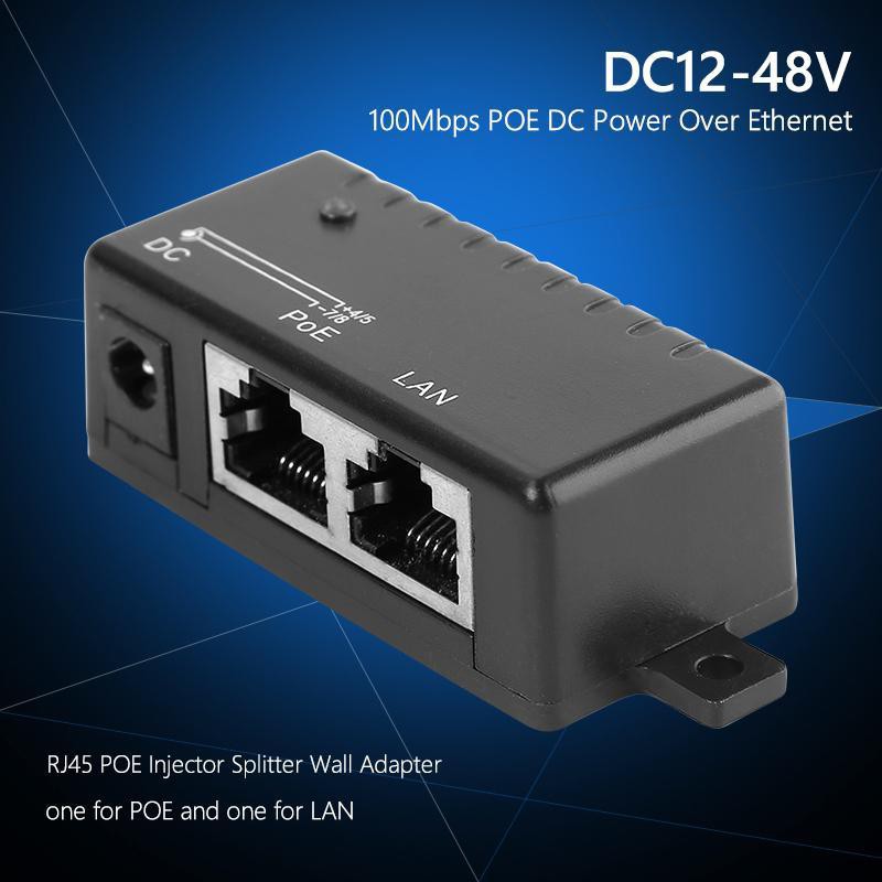 Bộ Chia Mạng Poe. 100mbps Poe Dc Rj45 Và Phụ Kiện