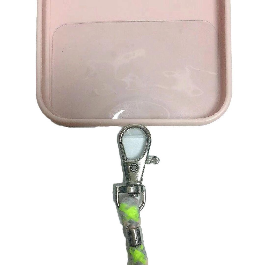 Set 2 Dây Đeo Thẻ Tên Bằng Nhựa Gắn Điện Thoại Tiện Lợi