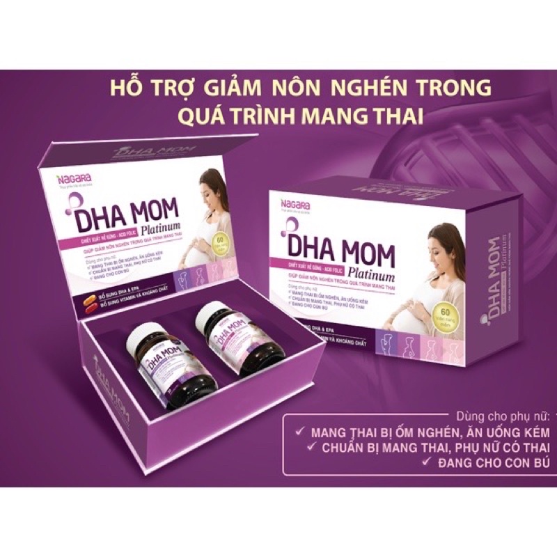 Viên bổ sung vitamin khoáng chất DHA Mom