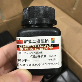 Chất Indigo carmine CAS 860-22-0 C16H8N2Na2O8S2 chỉ thị lọ 10g