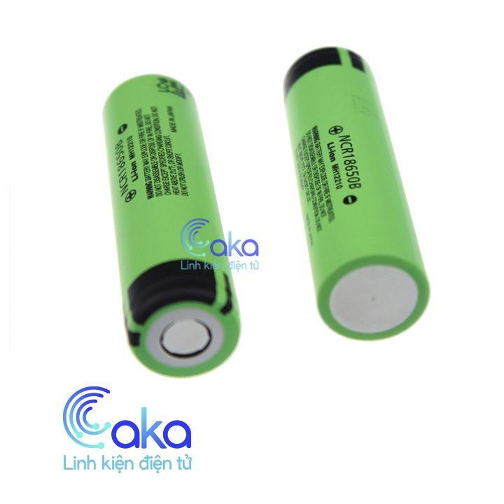 Caka Pin 18650 Panasonic NCR18650B 3.7V 3400mAh