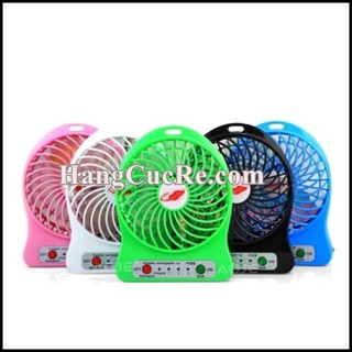 Quạt sạc 3 chế độ có đèn pin