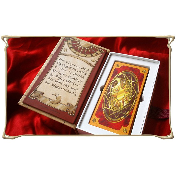 Bộ bài DELUXE CARDCAPTOR SAKURA 2 mẫu nâu hồng thủ lĩnh thẻ bài quà tặng xinh xắn anime chibi