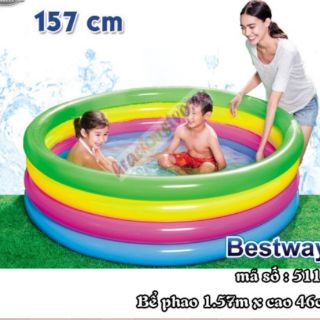 Bể Bơi Phao Tròn cầu vồng