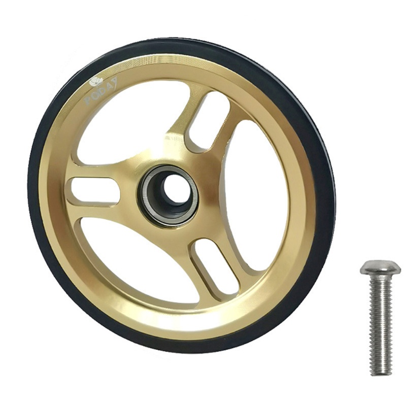 QQ Bánh Đà Bằng Hợp Kim Nhôm CNC Kèm Vòng Bi Kín Cho Brompton