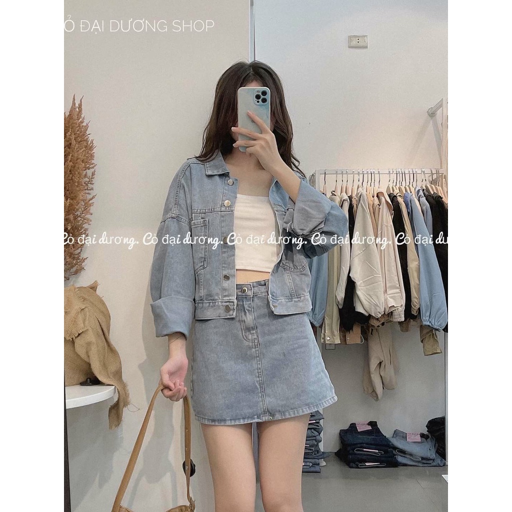 Sét Váy jean_ Size S M