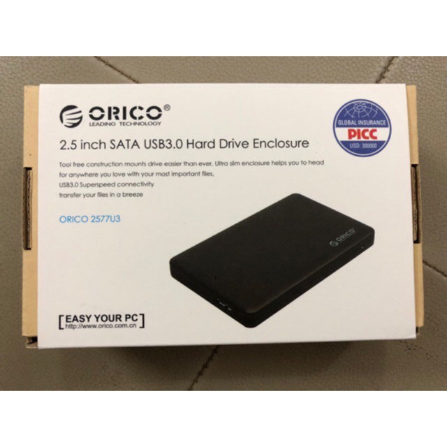 Ổ Cứng HDD Box ORICO USB3.0/2.5 - 2577U3 - Hàng Chính Hãng