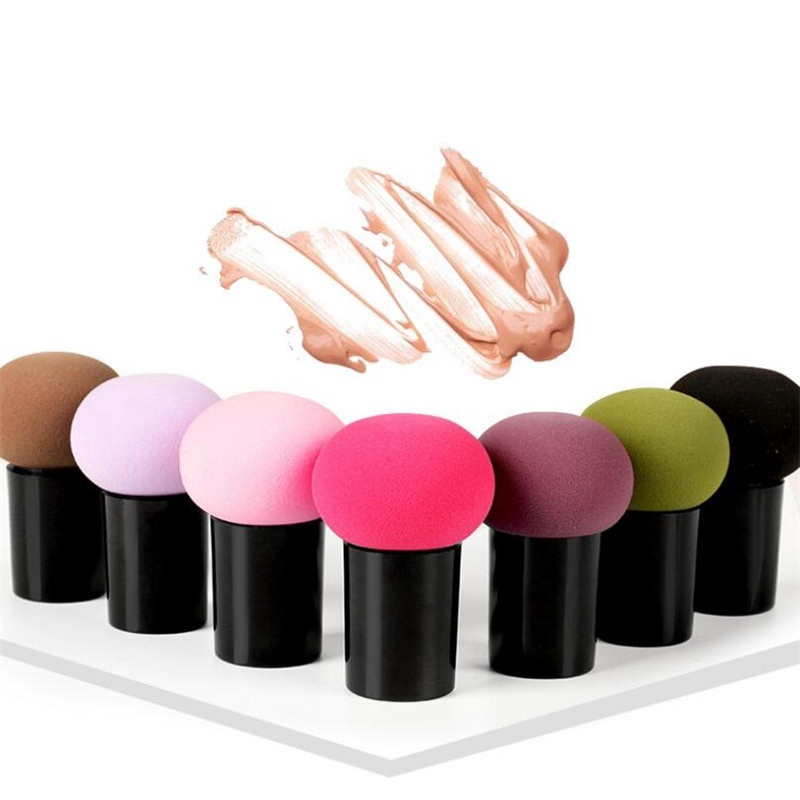 Mút xốp trang điểm tán phấn khô đánh kem nền dạng lỏng thiết kế hình cây nấm