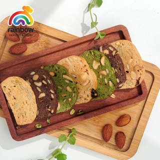 Bánh Biscotti RAINBOW - Bánh Quy Kiểu Ý Bột Mì Nguyên Cám Mix Hạt Dinh thumbnail