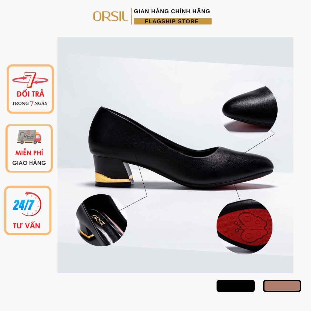 Giày cao gót nữ ORSIL mã NV5-BM