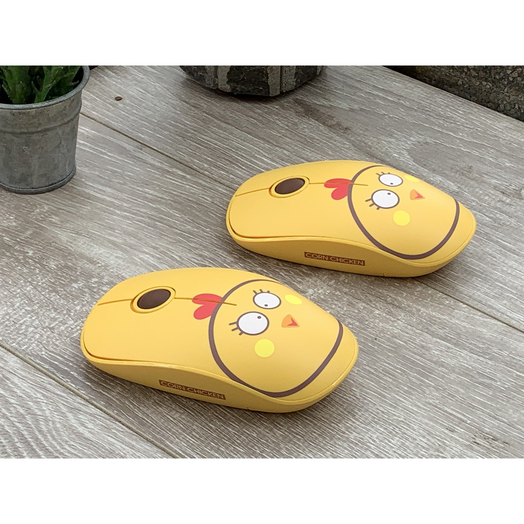 Chuột Không Dây Cao Cấp Forter E680 - Vàng - Chính Hãng