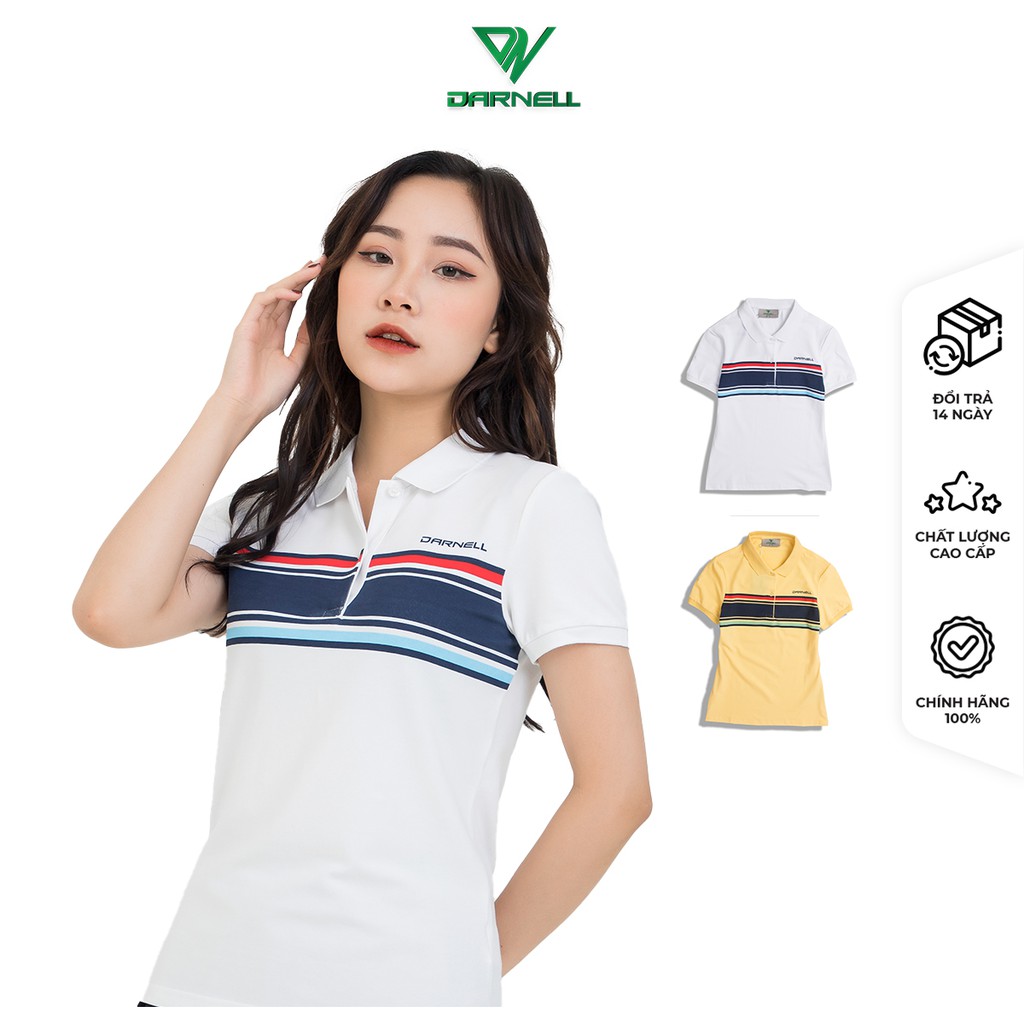 Áo thun cổ polo nữ DARNELL chất cotton thông thoáng bền đẹp DN1600