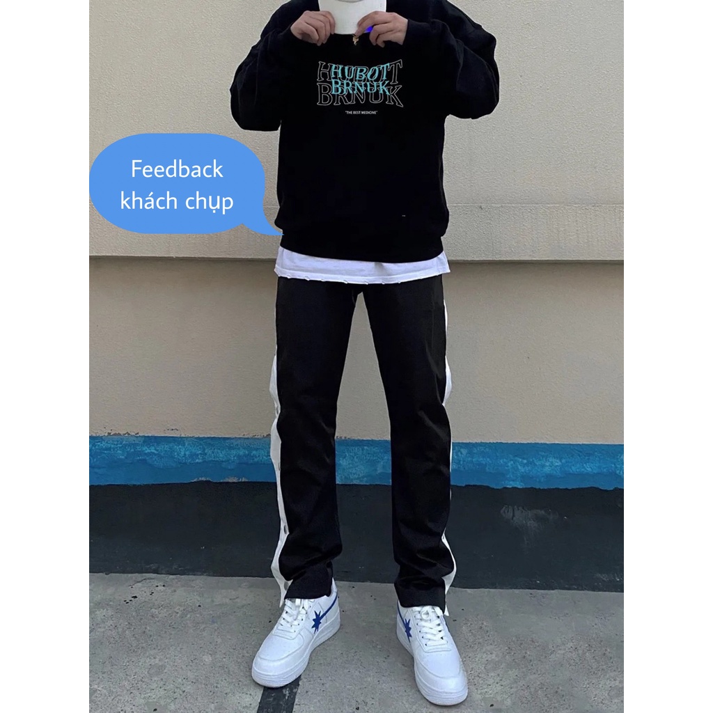 [ Mã 12FASHIONSALE1 giảm 10K đơn 50K ] Áo sweater nỉ nam nữ form rộng chất dày dặn hàng đẹp SWE09 | BigBuy360 - bigbuy360.vn