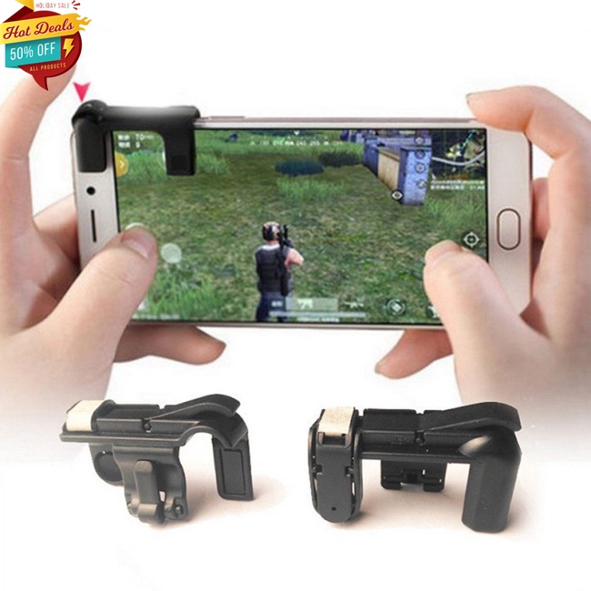 COD 1 Pairs Mobile Phone Gaming Trigger Fire Button Smartphone Shooter Controller for PUBG