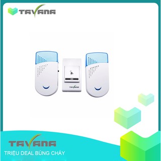 Chuông cửa đôi Tavana DB-003 (Trắng) (Hàng bảo hành)