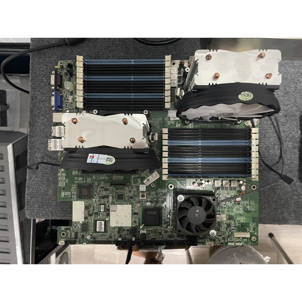 COMBO MAIN CHIP TẢN DUAL SOCKET 1366 12 NHÂN 24 LUỒNG