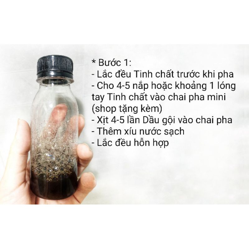 Combo 1 DẦU GỘI 250ml & 1 TINH CHẤT_cho tóc khỏe đẹp từ gốc tới ngọn