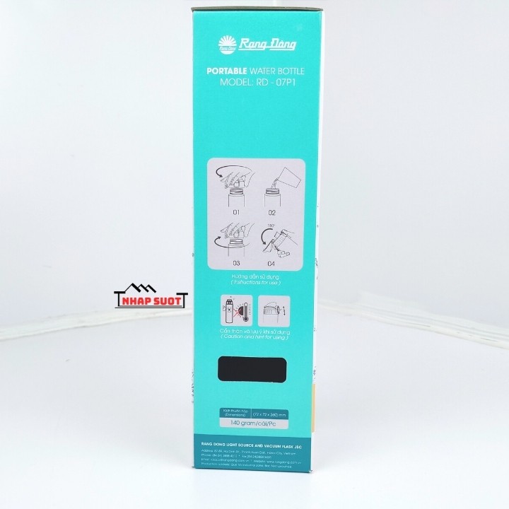 [Chính Hãng] Bình Nước Cầm Tay 700ml Rạng Đông RD-07P1