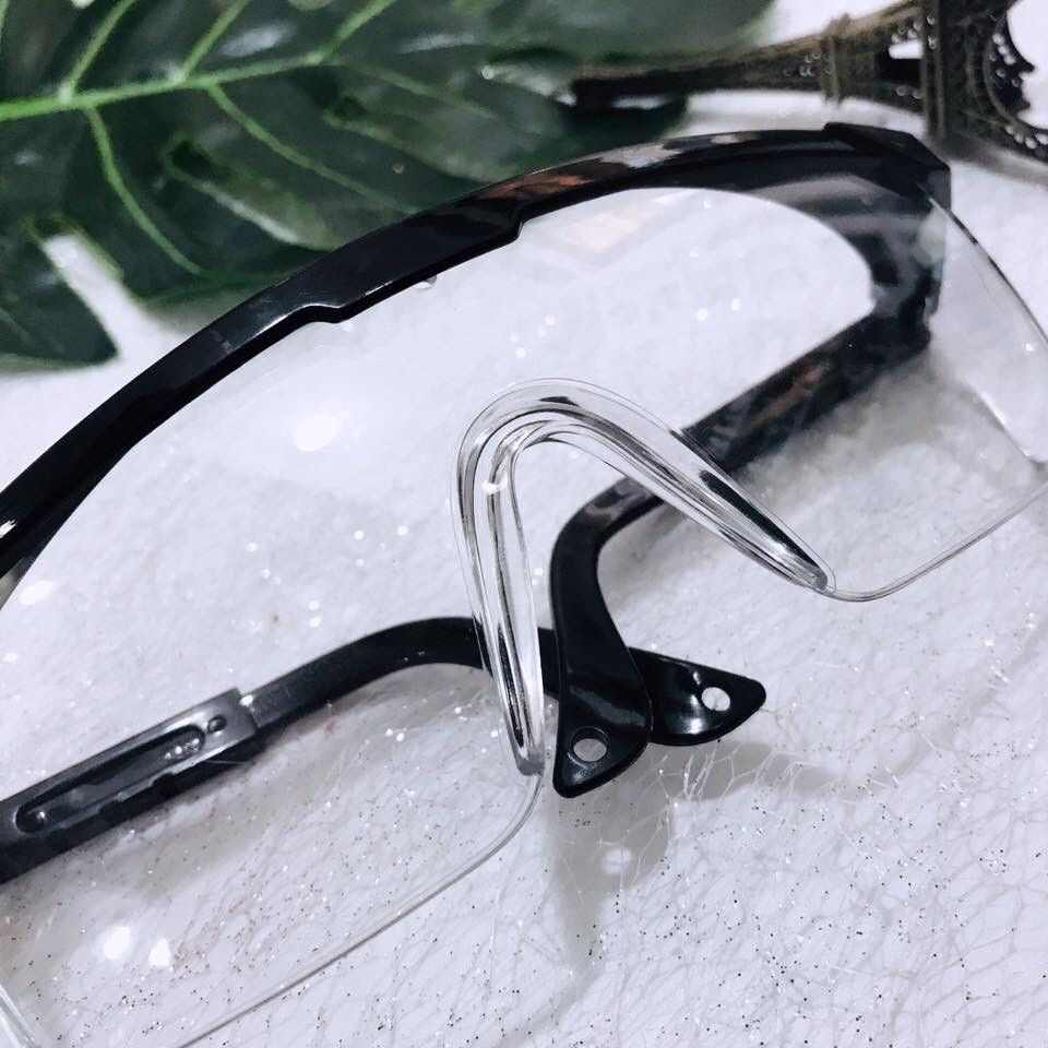 Combo 2 Kính Bảo Hộ Gọng Đen Trong Suốt - Hàng Có Sẵn | BigBuy360 - bigbuy360.vn