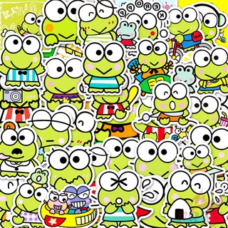 ❉ Miếng Dán Hình Nhân Vật Sanrio Kero Keroppi Series 03 ❉ Set 52 Miếng Dán Chống Thấm Nước Trang Trí Thời Trang DIY