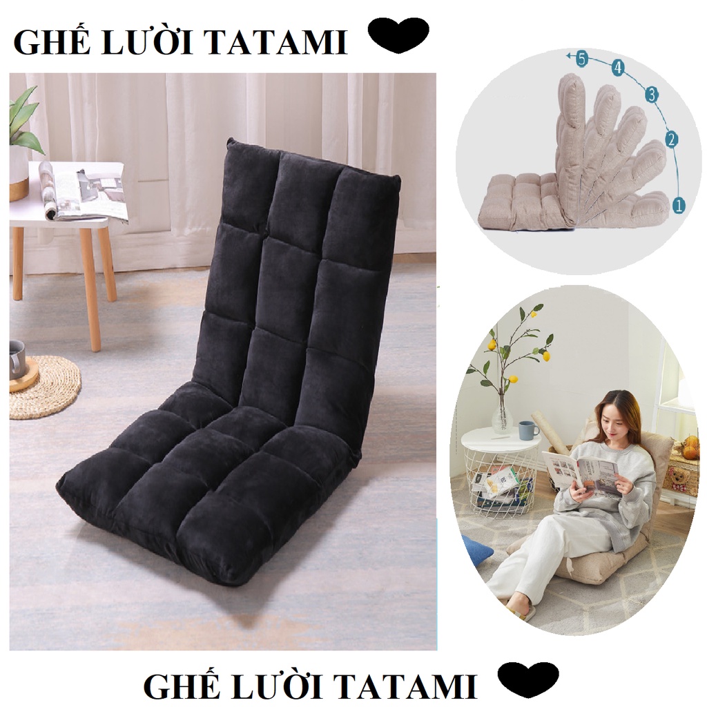 ⚡ LOẠI TO SHIP HỎA TỐC ⚡ Ghế ngồi bệt tựa lưng tatami kiểu Nhật, ghế lười cam kết hàng loại 1