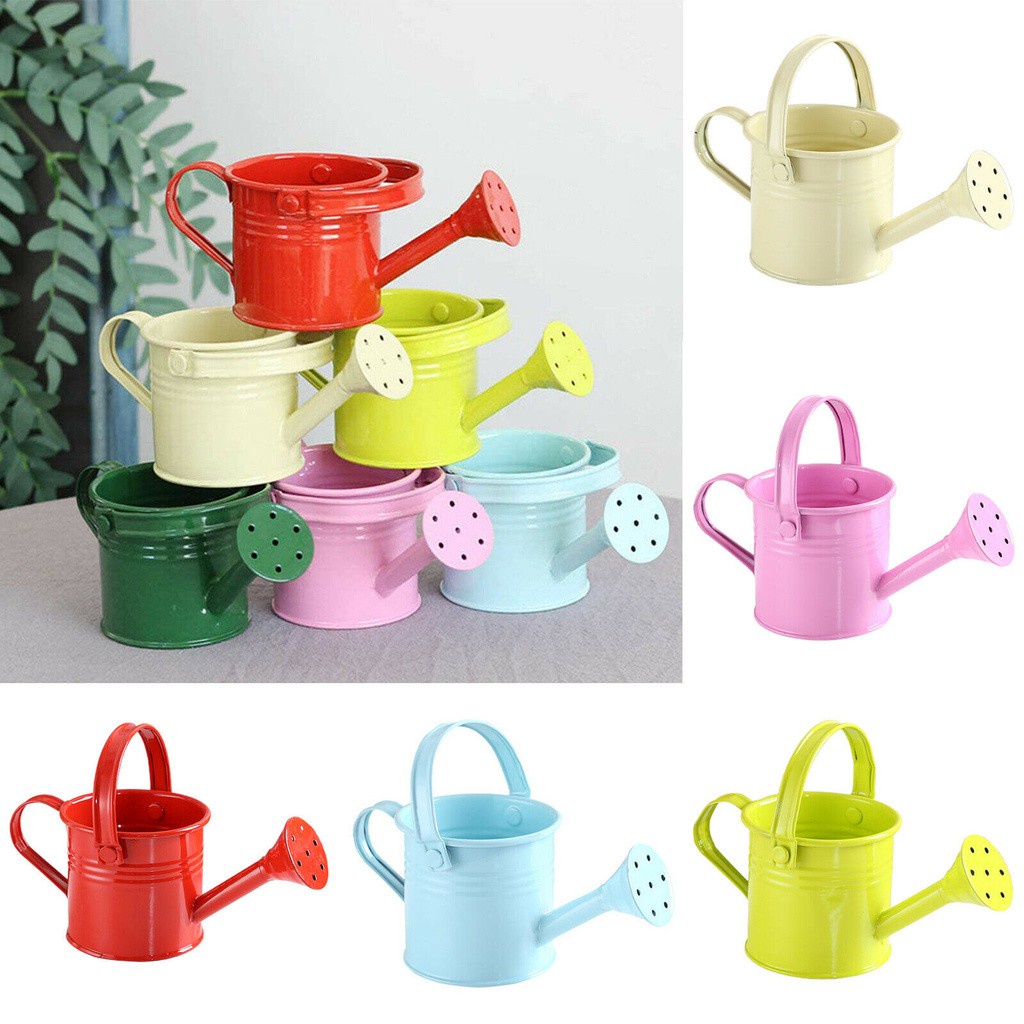 Bình Xịt Nước Mini Bằng Kim Loại Nhiều Màu Sắc Phong Cách Cổ Điển Dành Cho Trẻ Em Tưới Cây Vườn Nhà
