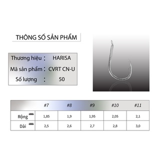Lưỡi Câu CVRT-CN -U Số 7-11