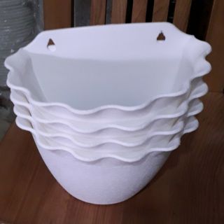Chậu ốp tường màu trắng cao cấp