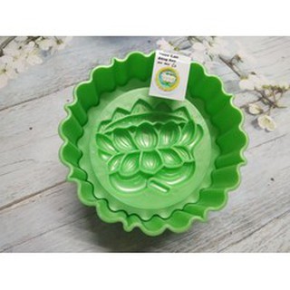 KHUÔN XÔI TRÒN HOA VĂN HÌNH HOA SEN 13CM