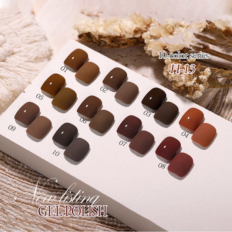 Sơn móng tay Angels 15ml  chuỗi màu nâu cafe.  H13
