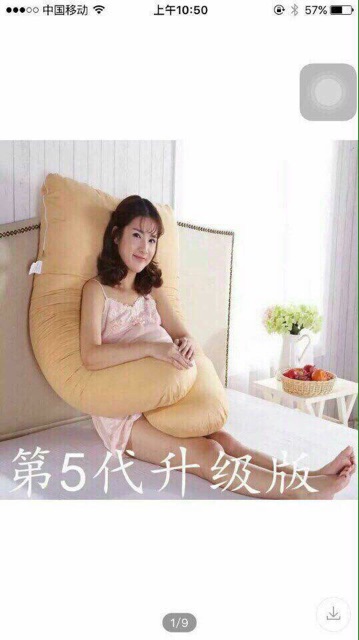 Gối ôm chữ U cho bà bầu