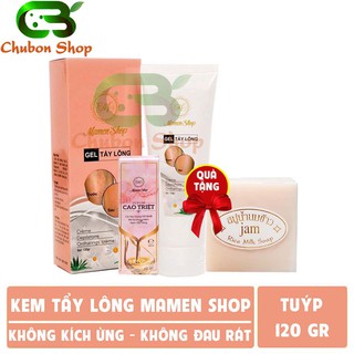 KEM TẨY LÔNG 💖💖 DƯỠNG DA VĨNH VIỄN MAMEN SHOP 120 ML