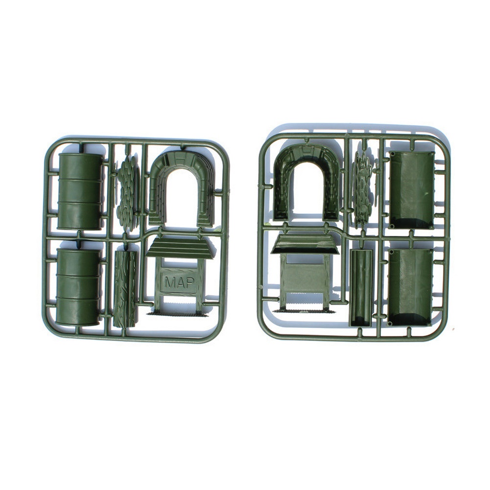 Set 36 Mô Hình Người Lính Mini Bằng Nhựa Để Bàn Trang Trí