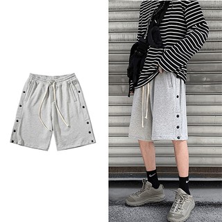 Quần Short Nam Ống Rộng Kiểu Dáng Đặc Biệt Có Khuy 2 Bên- Thời Trang Unisex SoWn Fashion Stt32