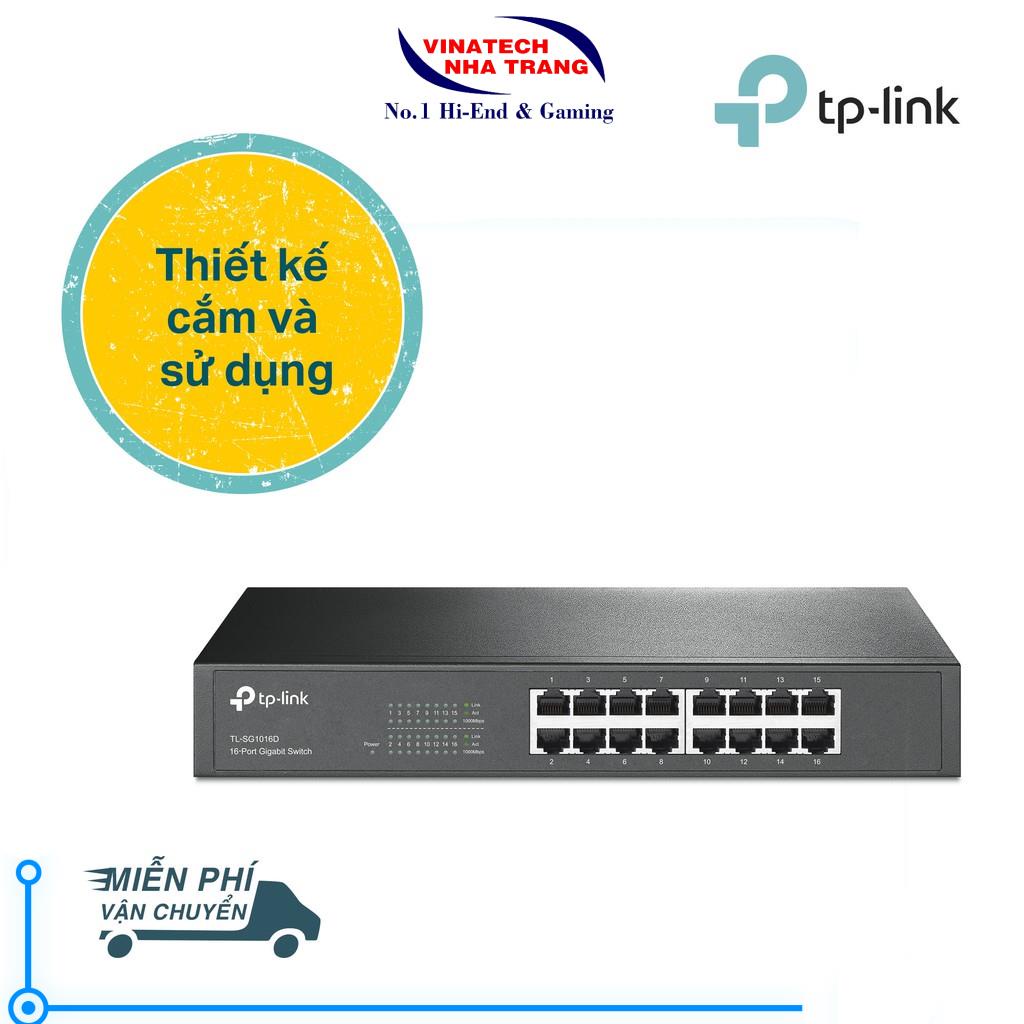 Bộ Chia Tín Hiệu TP-Link TL-SG1016D Switch 16 cổng RJ45 10/100/1000Mbps-Hàng chính hãng,tốc độ cao.