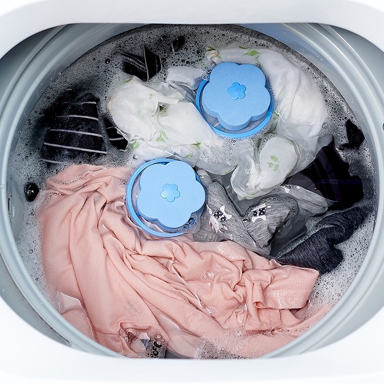 Phao lọc cặn bẩn máy giặt thông minh, phao lọc cặn máy giặt hình bông hoa DEXI