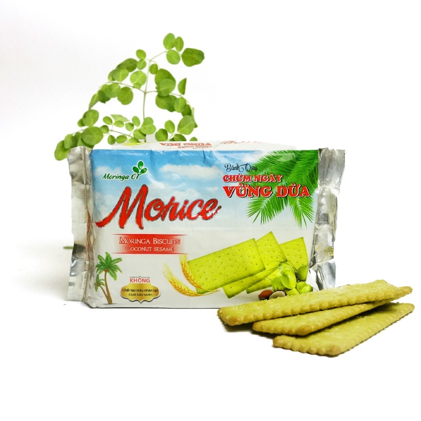Bánh quy chùm ngây Morice - Vị dừa (150g)