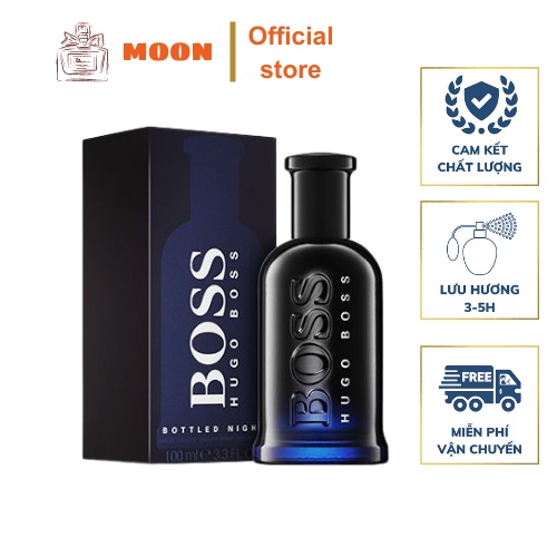 Nước Hoa nam Hugo Boss nồng độ EDT, nam tính mạnh mẽ quyến rũ-Dầu thơm nam thơm lâu dung tích 100ml -Moon Store Official