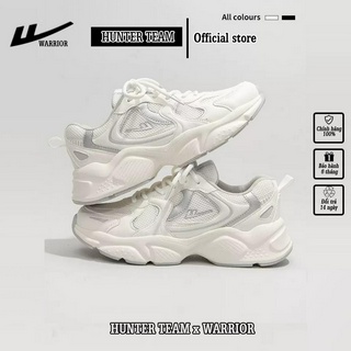 Giày Thể Thao Nam Nữ Chính Hãng Warrior Đế Chunky Năng Động Cá Tính - W010XNH/TRG (Màu Xanh/ Trắng)