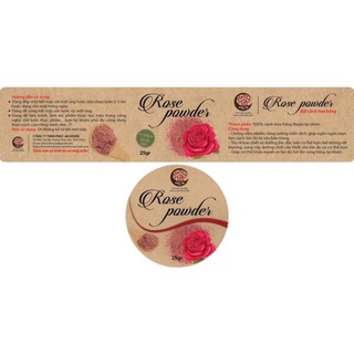 BỘT CÁNH HOA HỒNG (ROSE POWDER)