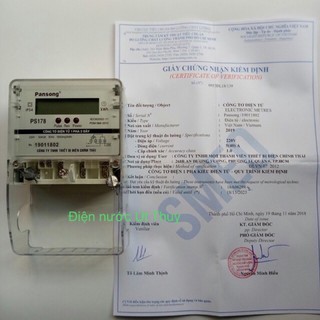 Công tơ điện tử 1 pha Pansong PS178
