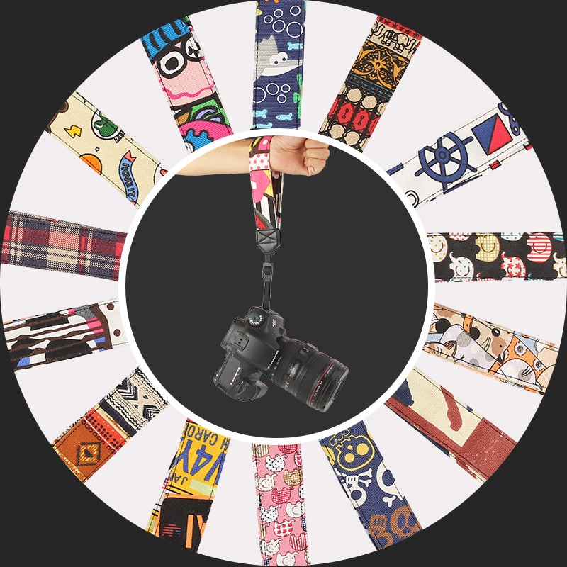 Dây đeo cổ tay máy ảnh DSLR F.uji So..ny, Pen.tax Can.on...