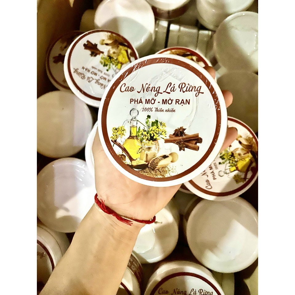Cao nóng lá rừng phá mỡ mờ rạn tan mỡ bụng