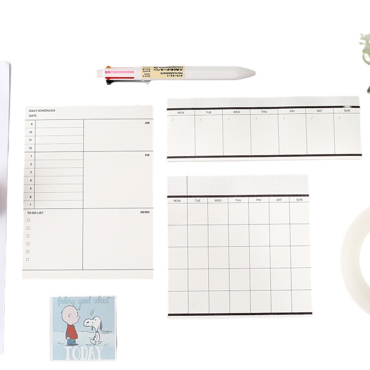 Set 50 miếng giấy ghi chú Winzige dùng lên kế hoạch hàng ngày tiện lợi