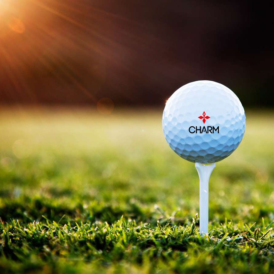 Bóng Golf CHARM Mới Chính Hãng