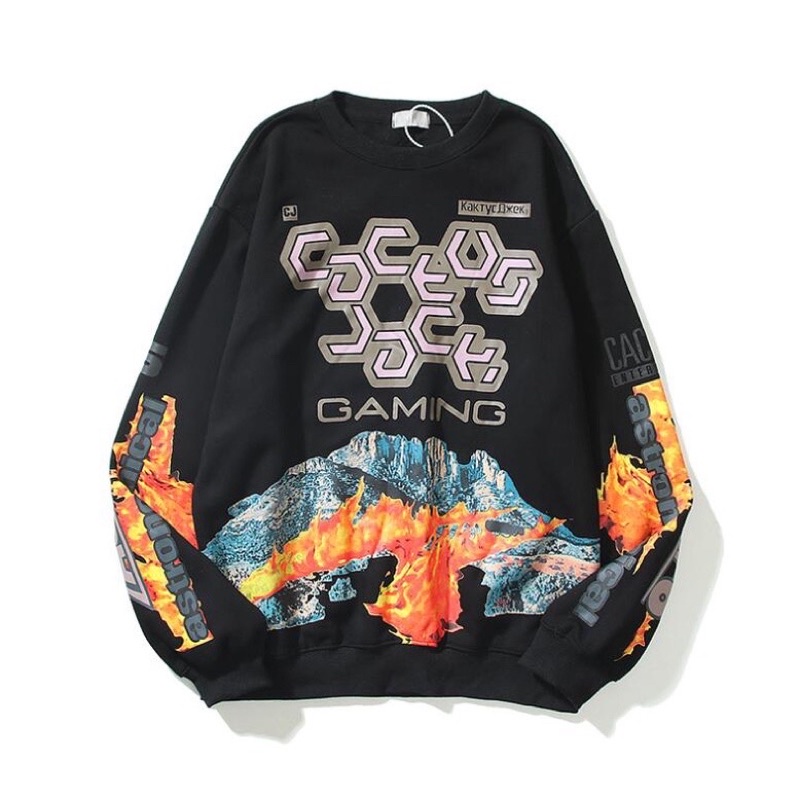 Áo nỉ bông sweater Cactus Jack dành cho nam và nữ mùa thu đông