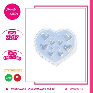 Khuôn silicon làm nail, khuôn nặn nhiều hình